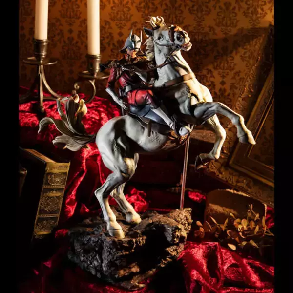 「「機動戦士ガンダム」乗馬スタイルの「シャア・アズナブル」が最高にカッコ良い！絵画を彷彿とさせる彩色にもこだわり」の画像