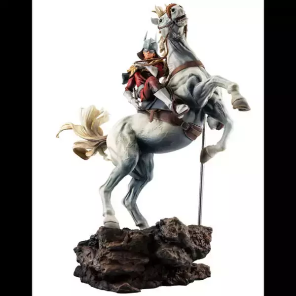 「「機動戦士ガンダム」乗馬スタイルの「シャア・アズナブル」が最高にカッコ良い！絵画を彷彿とさせる彩色にもこだわり」の画像