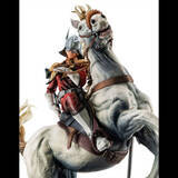 「「機動戦士ガンダム」乗馬スタイルの「シャア・アズナブル」が最高にカッコ良い！絵画を彷彿とさせる彩色にもこだわり」の画像4