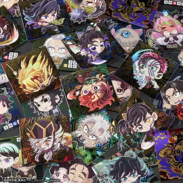 「劇場版「鬼滅の刃」にふぉるめーしょん発売！劇中名シーンモチーフの全34種、2色の箔が豪華に煌めく“無限レア”も」の画像