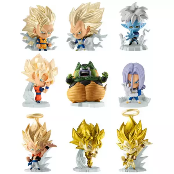 「「ドラゴンボール」ゴールドカラーver.の超サイヤ人孫悟空＆ゴジータも！全9種のフィギュアがどれもカッコ良い」の画像