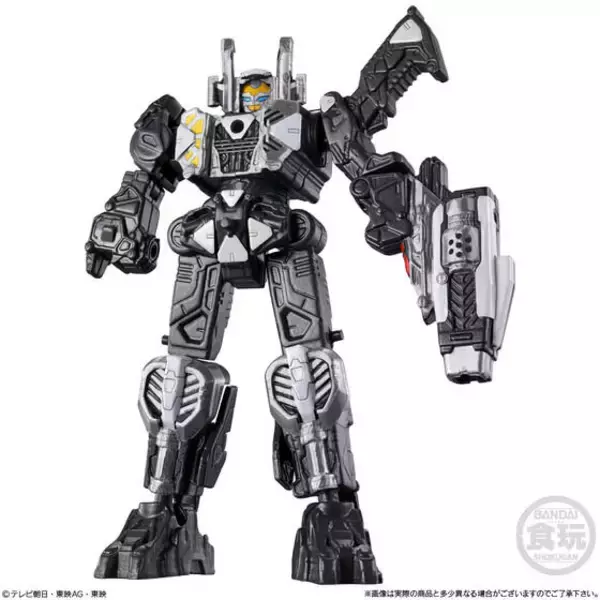 「3モードに変形！「超宇宙刑事ギャバン インフィニティ」ミニプラ「コスモギャバリオン GC-R」、クレーン＆レーザーが一箱で完成」の画像