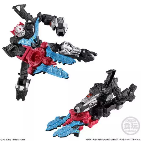 「3モードに変形！「超宇宙刑事ギャバン インフィニティ」ミニプラ「コスモギャバリオン GC-R」、クレーン＆レーザーが一箱で完成」の画像