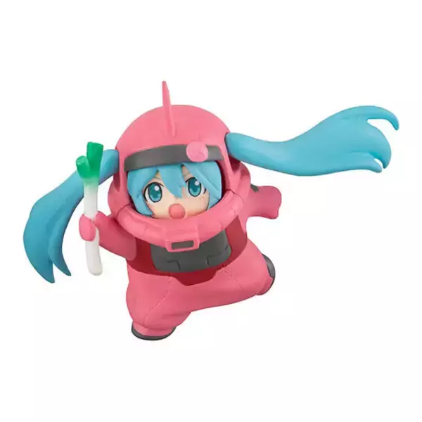 「45周年ガンダム」×「初音ミク」フィギュアが反則級の可愛さ！ネギを持ったシャアザクぐるみなど全4種