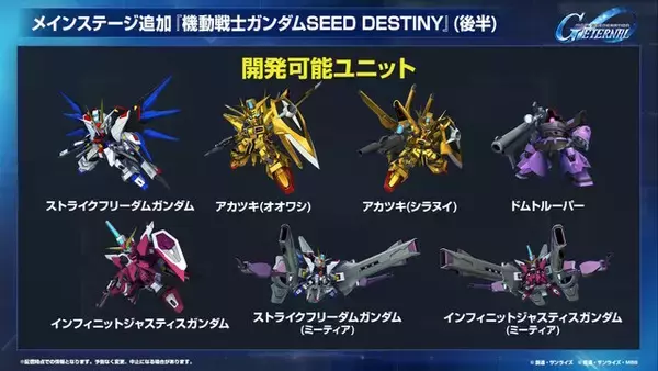 「『Gジェネ エターナル』ポケットの中の戦争、IGLOO、ガンダム第08MS小隊など8作品が順次参戦へ！それぞれの開発可能ユニットも一部公開」の画像