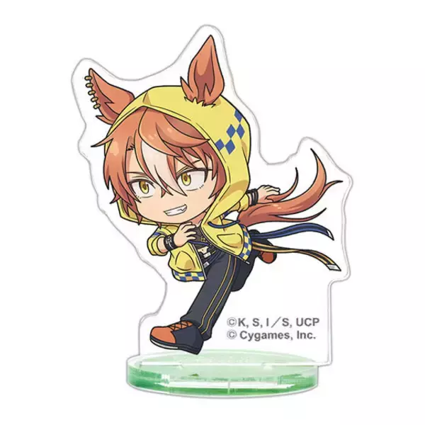 「ミニキャラのウマ娘たちが全力疾走で可愛い！「ウマ娘 シングレ」の描き起こしアクスタ全15種が、ガシャポンにて11月第3週より発売」の画像