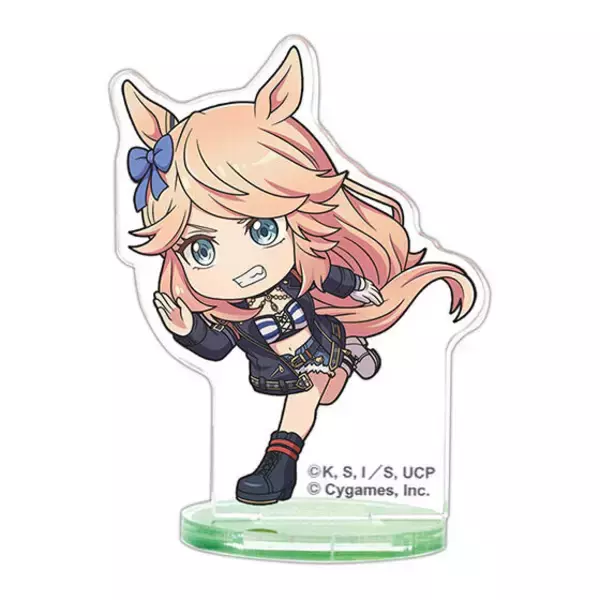 「ミニキャラのウマ娘たちが全力疾走で可愛い！「ウマ娘 シングレ」の描き起こしアクスタ全15種が、ガシャポンにて11月第3週より発売」の画像