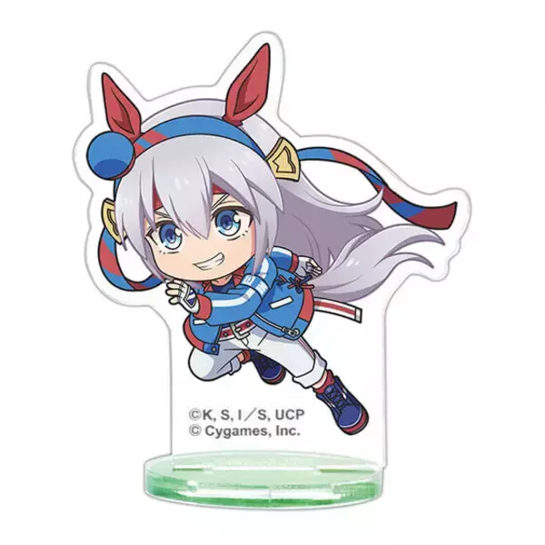 「ミニキャラのウマ娘たちが全力疾走で可愛い！「ウマ娘 シングレ」の描き起こしアクスタ全15種が、ガシャポンにて11月第3週より発売」の画像