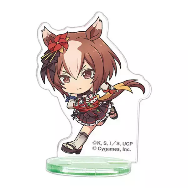 「ミニキャラのウマ娘たちが全力疾走で可愛い！「ウマ娘 シングレ」の描き起こしアクスタ全15種が、ガシャポンにて11月第3週より発売」の画像