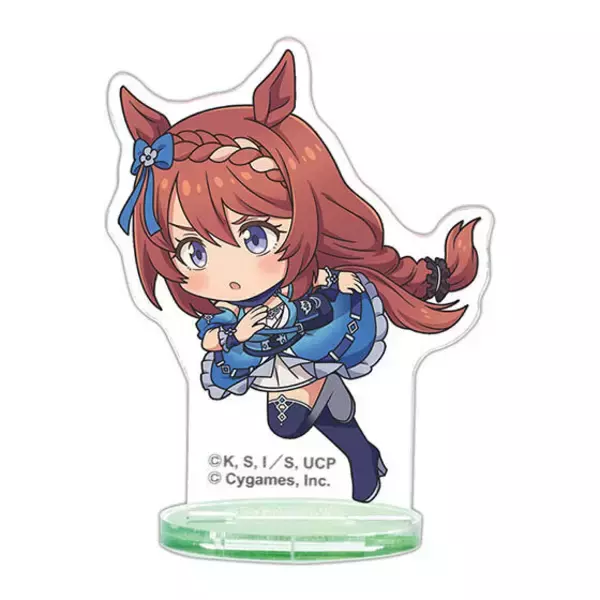 「ミニキャラのウマ娘たちが全力疾走で可愛い！「ウマ娘 シングレ」の描き起こしアクスタ全15種が、ガシャポンにて11月第3週より発売」の画像