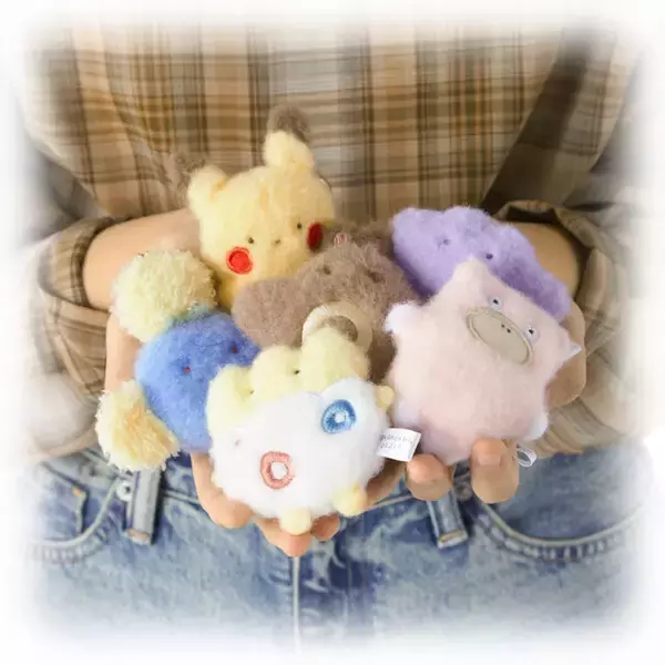 「『ポケモン』てのひらにすっぽりおさまる「ほわほわてのひらマスコット」が可愛い！ピカチュウ、ヤドンなど全10種」の画像