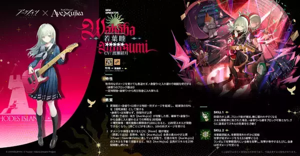 「『アークナイツ』×「Ave Mujica」コラボが開催！豊川祥子、三角初華など5名が実装ー各メンバーにはコラボコーデも」の画像