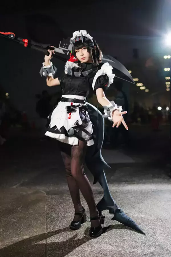 「【コスプレ】黒タイツ&ハイヒールの美脚を披露！台湾美女による『ゼンゼロ』エレン・ジョー【写真8枚】」の画像