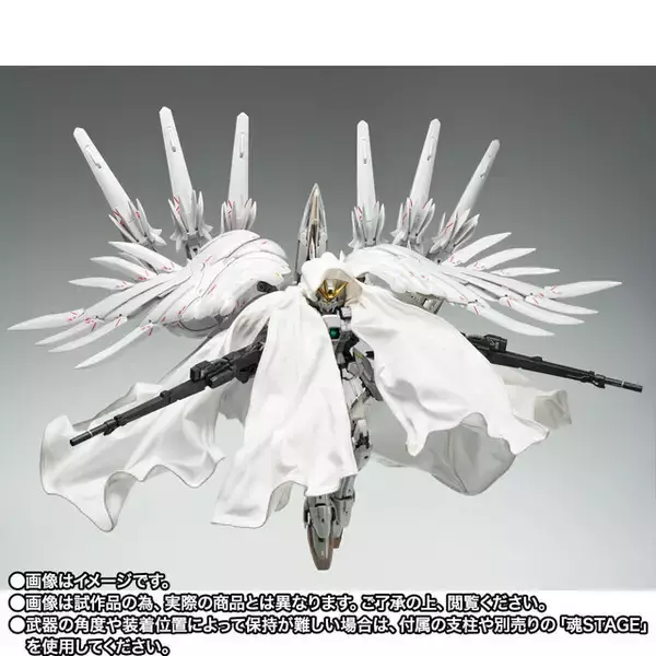 「「ウイングガンダムゼロ クロークドカスタム」がG.F.F.M.C.で立体化！オリジナル装備としてノイエツバーク6挺、セラフィムユニットも付属」の画像