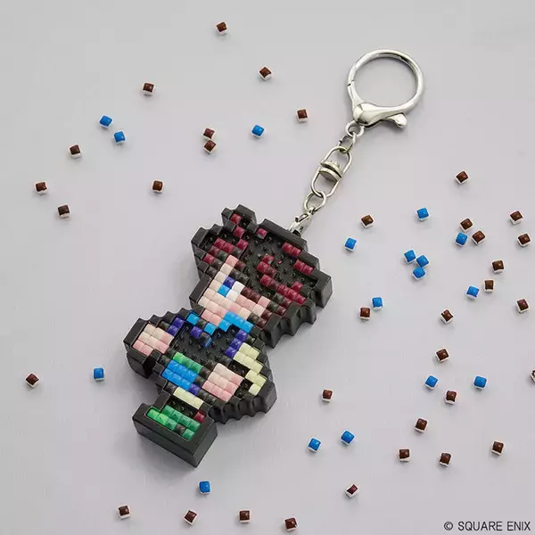 「『FF』のドットグラフィックに挑戦！土台にビーズをはめ込んで作るチャーム全6種がめっちゃ楽しそう」の画像