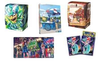 お祭りを楽しむ“ゼイユ＆スグリ”のプレイマットも！『ポケカ』4月26日発売の「周辺グッズ」まとめ