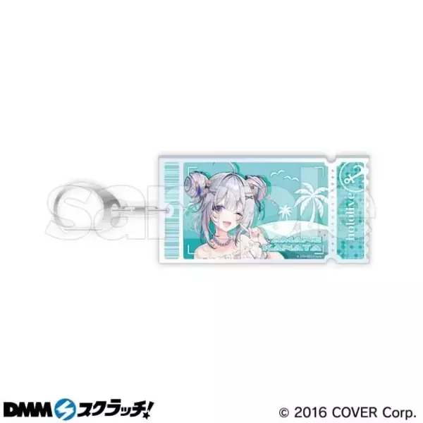 「白上フブキ、宝鐘マリンら5名が豪華客船での旅をイメージした描き下ろしイラストに！「DMM TV」×「ホロライブ」バラエティ番組のオンラインくじが発売」の画像