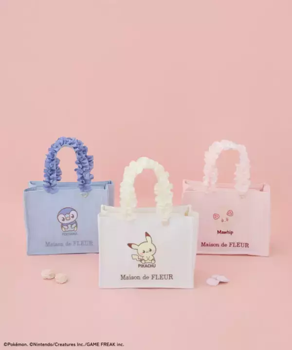 「『ポケモン』30周年記念「ポケピース」コレクションにキュン！「Maison de FLEUR」らしいバッグやポーチなど全26アイテム」の画像
