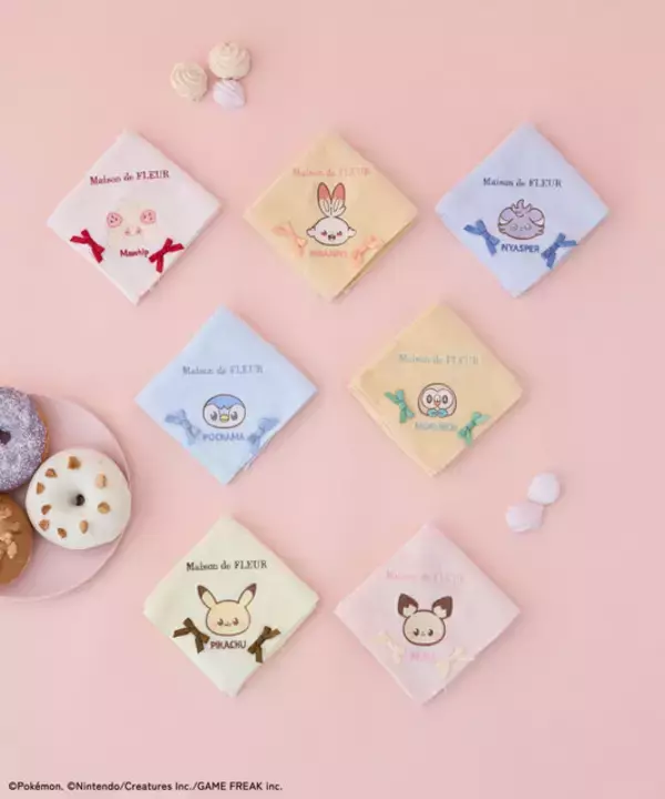 「『ポケモン』30周年記念「ポケピース」コレクションにキュン！「Maison de FLEUR」らしいバッグやポーチなど全26アイテム」の画像