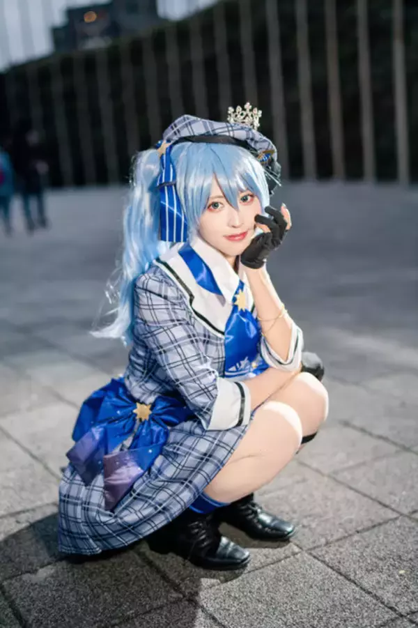 「【コスプレ】「ホロライブ」星街すいせいが眩いほど可愛い！王道美少女の人気は万国共通【写真10枚」の画像