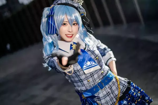 「【コスプレ】「ホロライブ」星街すいせいが眩いほど可愛い！王道美少女の人気は万国共通【写真10枚」の画像