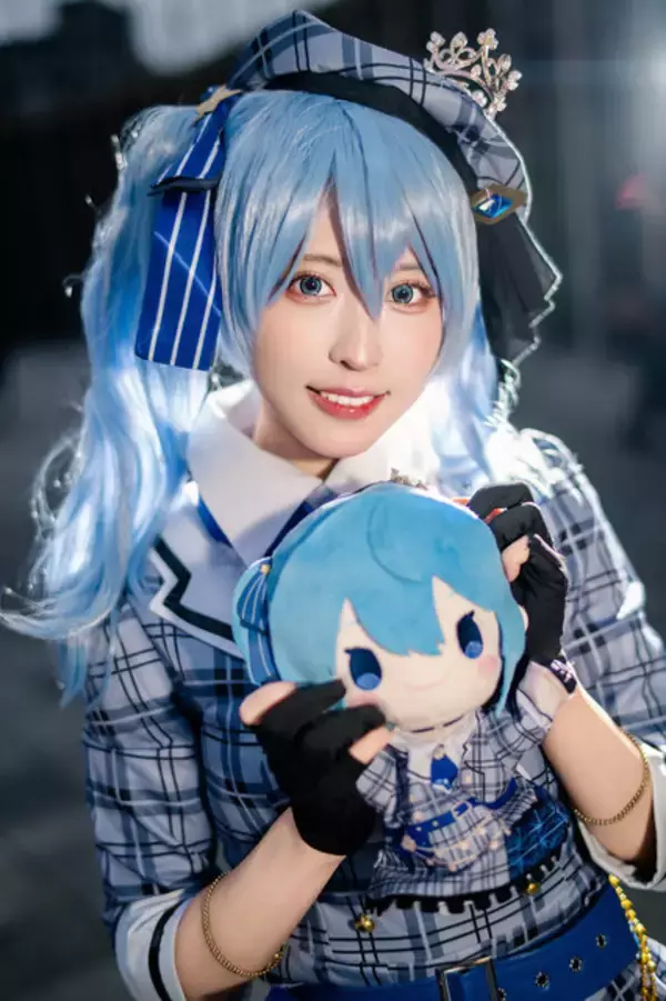 「【コスプレ】「ホロライブ」星街すいせいが眩いほど可愛い！王道美少女の人気は万国共通【写真10枚」の画像