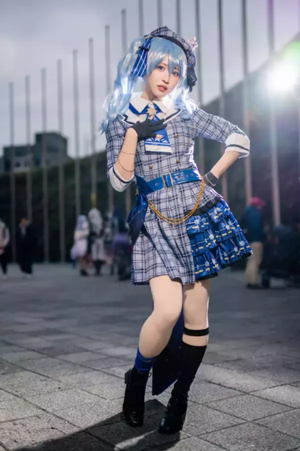 「【コスプレ】「ホロライブ」星街すいせいが眩いほど可愛い！王道美少女の人気は万国共通【写真10枚」の画像