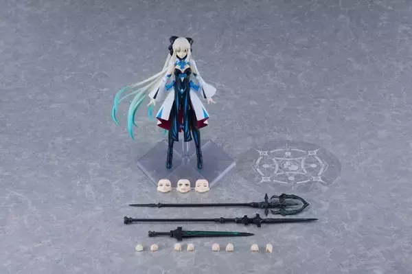 「グラデーションの長いポニテが美しい…！『FGO』より「バーサーカー/モルガン」figmaフィギュアが予約受付開始、アクション向け表情4種付属」の画像