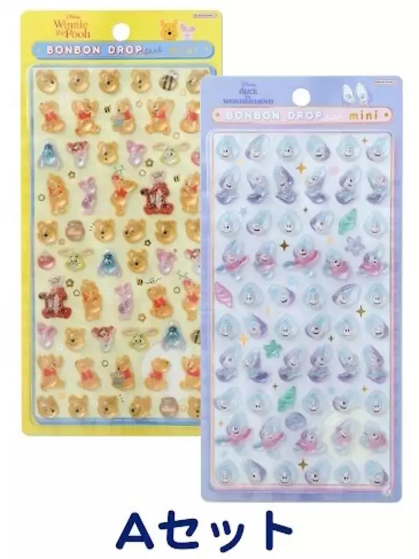 「ディズニー ミニの「ボンボンドロップシール」が公式抽選販売！くまのプーさん、ズートピアなど全4セットをラインナップ」の画像
