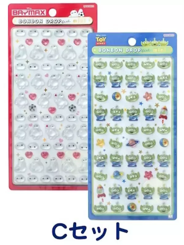 「ディズニー ミニの「ボンボンドロップシール」が公式抽選販売！くまのプーさん、ズートピアなど全4セットをラインナップ」の画像