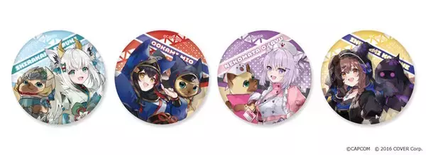 「白上フブキ、大神ミオら“ゲーマーズ”がアイルーとお揃いの装備に！『モンハン』×「ホロライブ」コラボ第2弾詳細解禁」の画像