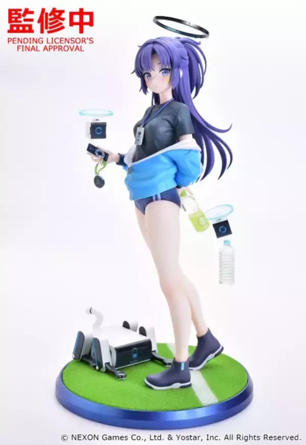 「太ももや脱ぎかけのジャージもこだわりの仕上がり！『ブルアカ』体操服姿の「ユウカ」がフィギュア化―彩色原型を初公開」の画像