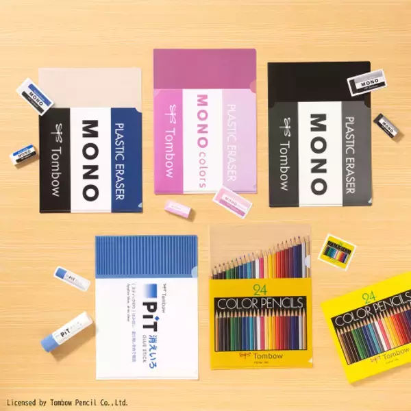 「A賞はでっけえ「モノ消しゴム」ぬいぐるみ！タイトーくじ「トンボ鉛筆」が4月25日発売」の画像