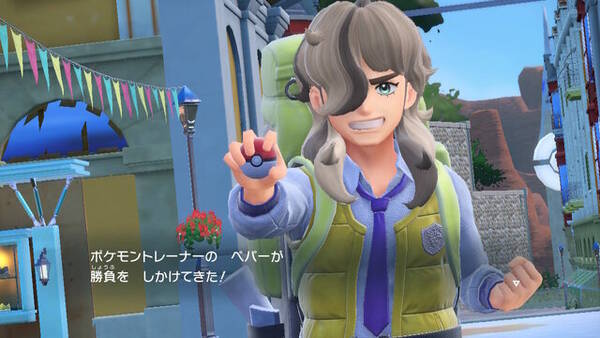 ポケモンsv ペパー先輩とのバトルに 違和感 を覚えるトレーナーたち 実は ボールの持ち方 に意外な違いあり 22年12月7日 エキサイトニュース