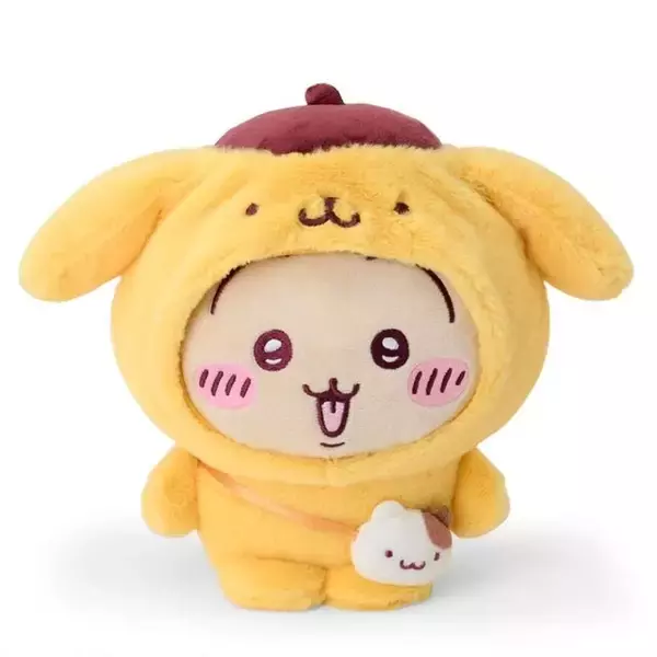 「ちいかわ」×「サンリオキャラクターズ」夢の共演！“ふわっふわもこもこ”衣装を纏った「うさぎ＆ポムポムプリン」など新作グッズ多数