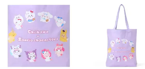 「「ちいかわ」×「サンリオキャラクターズ」夢の共演！“ふわっふわもこもこ”衣装を纏った「うさぎ＆ポムポムプリン」など新作グッズ多数」の画像