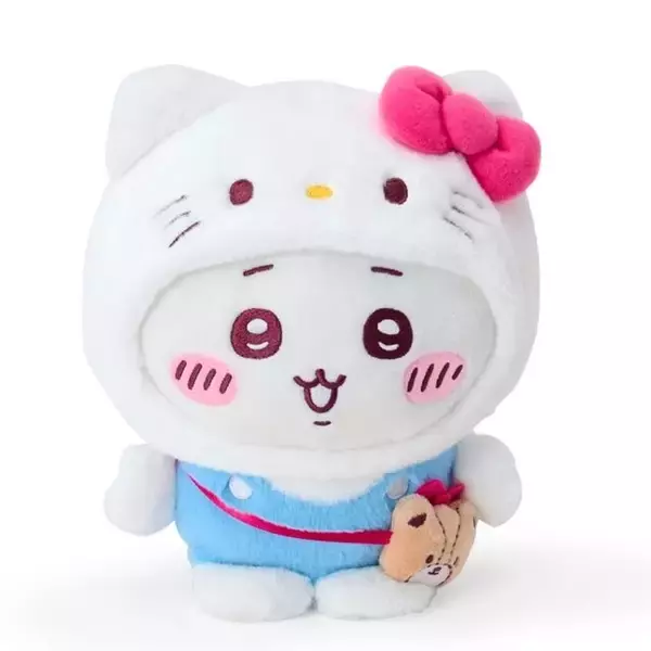 「「ちいかわ」×「サンリオキャラクターズ」夢の共演！“ふわっふわもこもこ”衣装を纏った「うさぎ＆ポムポムプリン」など新作グッズ多数」の画像