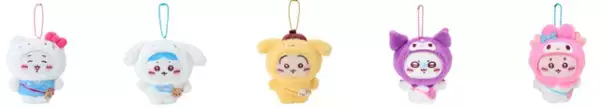 「「ちいかわ」×「サンリオキャラクターズ」夢の共演！“ふわっふわもこもこ”衣装を纏った「うさぎ＆ポムポムプリン」など新作グッズ多数」の画像