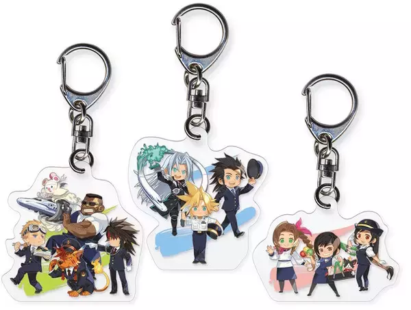 「JR東海が『FF7』とコラボ！クラウドやティファ、エアリスたちが鉄道職員の姿で旅を彩る」の画像