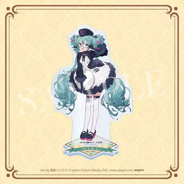 「“めがね×カフェ”が可愛い過ぎる！「初音ミク」グッスマくじ発売決定ーフィギュアほか、描き下ろしイラストを使用したグッズが盛り沢山」の画像