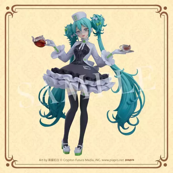 「“めがね×カフェ”が可愛い過ぎる！「初音ミク」グッスマくじ発売決定ーフィギュアほか、描き下ろしイラストを使用したグッズが盛り沢山」の画像