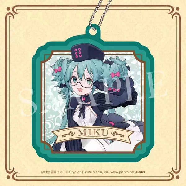 「“めがね×カフェ”が可愛い過ぎる！「初音ミク」グッスマくじ発売決定ーフィギュアほか、描き下ろしイラストを使用したグッズが盛り沢山」の画像