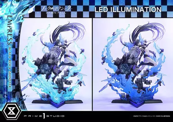 「お値段約28万円！アニメ「ブラック★★ロックシューター」から「エンプレス」が1/4スケールで立体化ー目やコイルガンにはLED内蔵」の画像