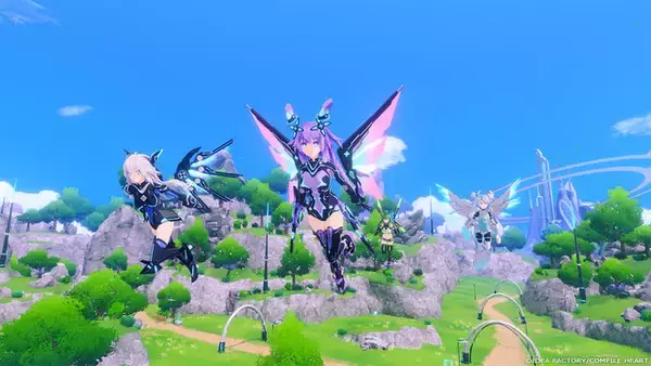「シリーズ最新作『超新時空ゲイム ネプテューヌ∞(アンリミテッド)』8月27日発売決定！新たな守護女神ルージュ、シエル、アンナ&ロットが参戦」の画像