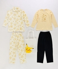 「ピカチュウ」「ゲンガー」デザインのルームウェアがかわいい！上下2枚組セットが手提げバッグに入ってWEB限定で販売中