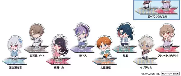 「「くら寿司」×「にじさんじ」コラボが5月16日より開催！SMC組やメイフなど3組の期間限定メニュー、グッズを販売」の画像