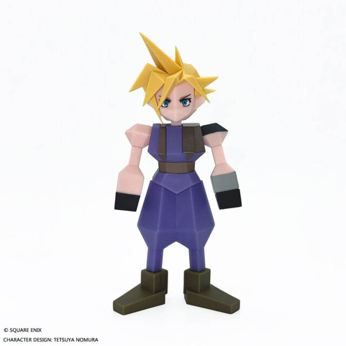 FF7』懐かしい“ポリゴン”姿の「クラウド・ストライフ」ソフビ 