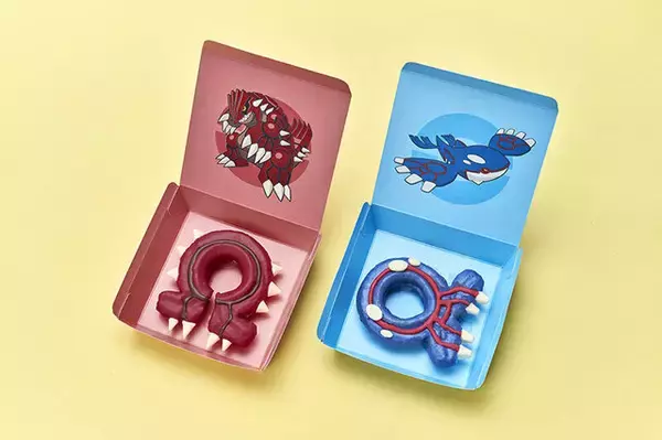「『ポケモン』グラードン/カイオーガをモチーフにしたドーナツが発売！「ピカチュウスイーツ」オリジナルステッカーも貰える」の画像
