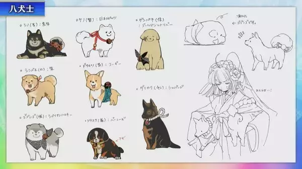 「『FGO』「曲亭馬琴」の“犬耳の謎”が明らかに！ 公開されたデザイン画が、謎の解明からほっこりまで魅力たっぷり」の画像