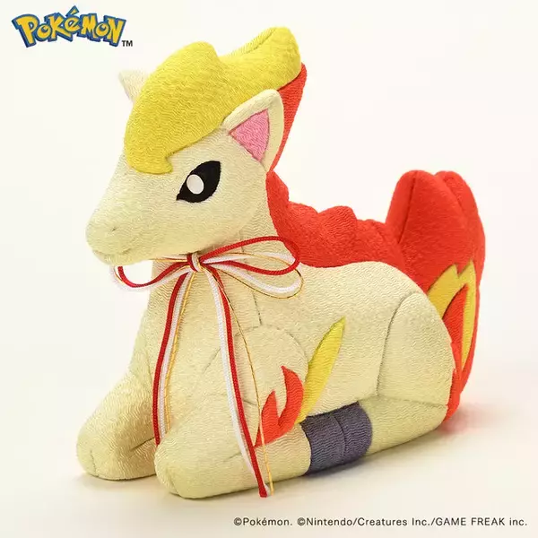 「『ポケモン』ポニータを伝統工芸の技で表現！お正月飾りや通年のインテリアとして楽しめる江戸木目込人形として販売」の画像